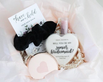 Junior Bridesmaid Proposal Gift Box | Flower Girl Little Girls Gift Set | Wedding Gift, Can't Say I Do Without You