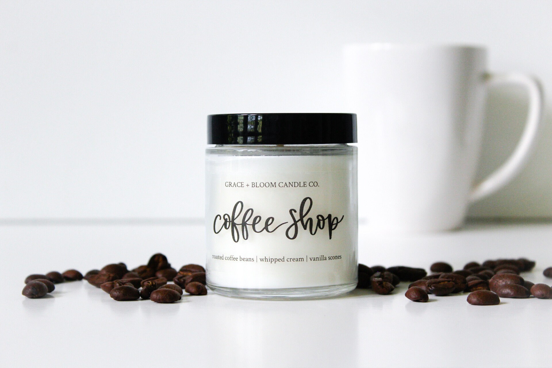 Bougie de Café Coffee Shop 4Oz. | Amateur Café, Accro Au Cadeau Gastronomique Moins 10 Ans