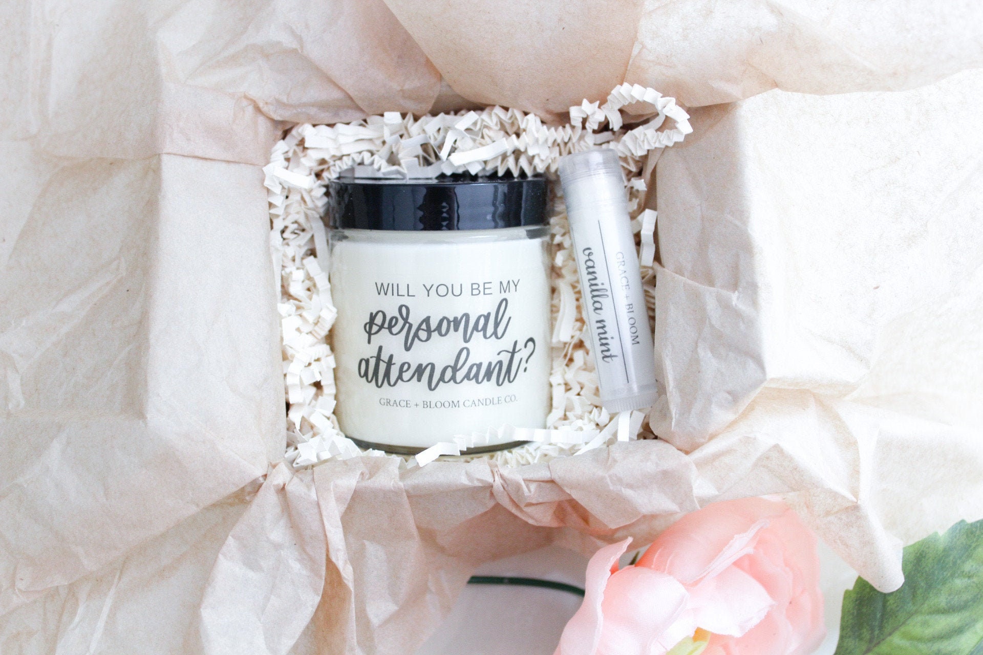 Personal Attendant Proposal MINI GIFT BOX Gift Set Under 15 Etsy