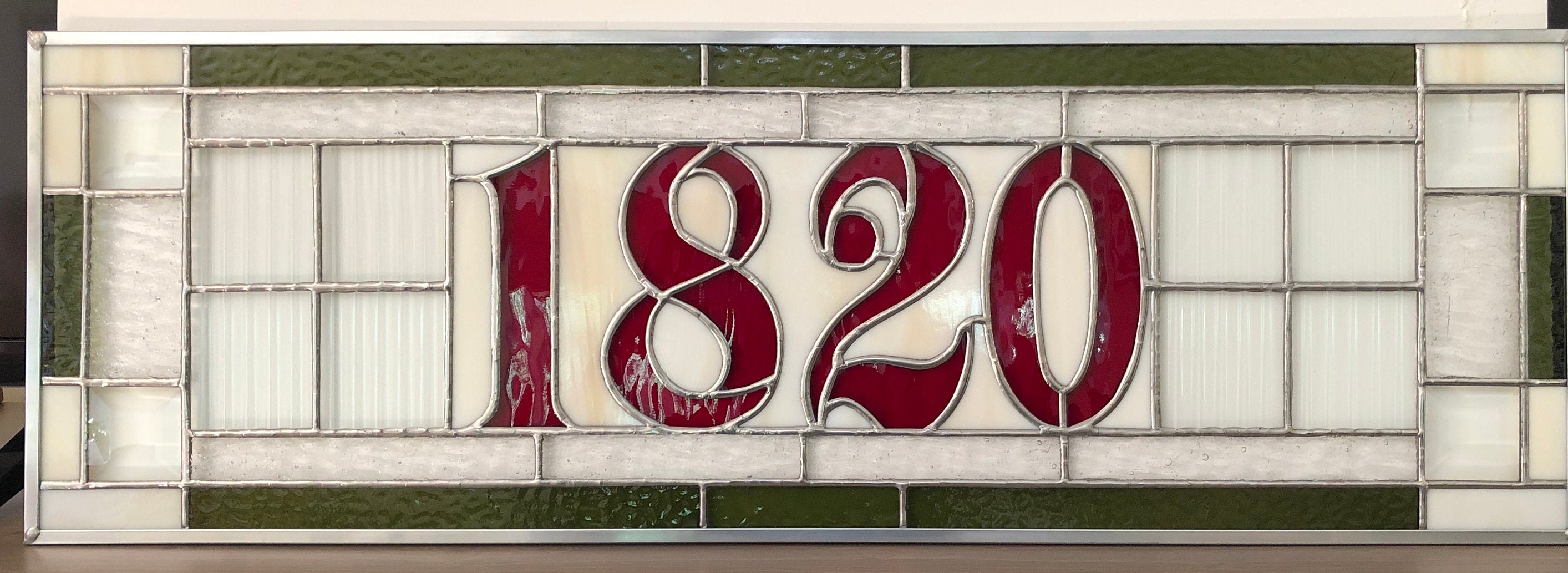 1903 Stained Glass Transom Windows Available and Custom Made to Fit