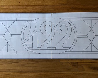 Custom Stained Glass transom windows available and custom made to fit your needs.
