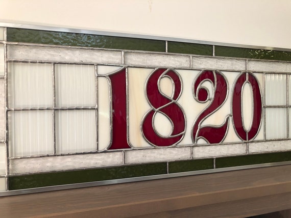 Stained Glass #2 transom windows available and custom made to fit your needs.