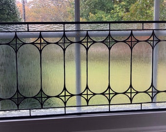 19-02 Transom window in Clear Texture Glass