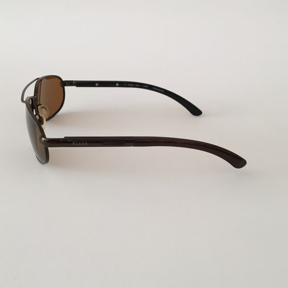 FLASH Vintage Aviator Sunglasses 80s - Designer S… - image 4