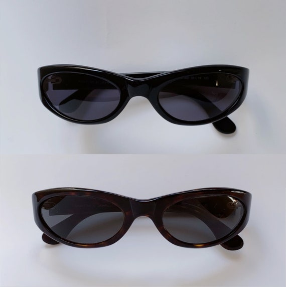 Amor Vintage Sporty Sunglasses 2 Colors Black and… - image 4