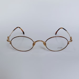 JOOP! Vintage Panto Runde Brille Gold Schildkröte Rahmen Optical 90er Jahre NOS - Designer Brille von DDVintageSunglasses