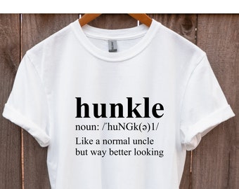 Hunkle Onkel Lustiges Onkel Definition Tshirt Onkel Shirt Schwangerschaft Ansage Cooles Onkel Shirt Wird ein Onkel Shirt