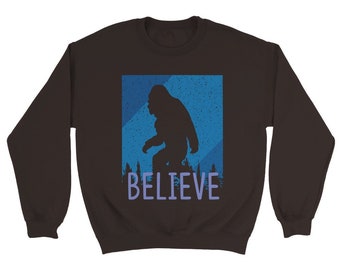 Believe Bigfoot Christmas Shirt, Bigfoot Christmas Shirt, Funny Christmas T-Shirt, Bigfoot Christmas Gifts For Men, Sasquatch Christmas Tee