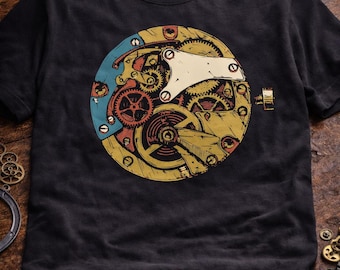 Horology Shirt, Watch Making Unisex Retro Vintage Graphic Tee, Gift for Watch Collector, Watch Maker TShirt, Watchmaking Horologist Tee