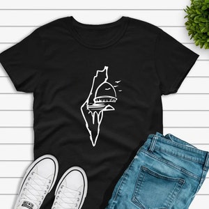 T-shirt arabe unisexe Palestine gratuit | Sauvez Sheikh Jarrah | | de la carte palestine Al Quds | | chemise de Palestine | cadeaux palestine Fierté palestinienne