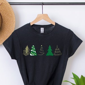 Christmas Trees Tshirt | Christmas Shirt, Christmas Shirts, Christmas T-shirt, Christmas Shirt For Women, Holiday Shirts, Christmas Party