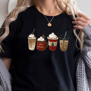 Christmas Shirt for Women, Christmas Coffee Shirt, Coffee Lover Gift, Holiday Shirt, Cute Christmas Shirt, Christmas Tees, Christmas Party