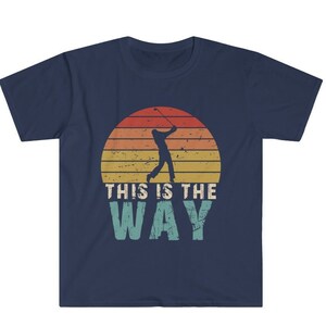 This is the Way Funny Golf T-Shirt, Father&#39;s Day Vintage Retro Graphic Tee, Golf Player Shirt for Men, Golfing Grandpa Dad Gif Tee