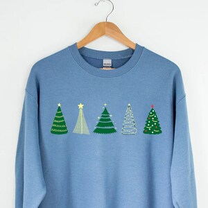 Christmas Sweatshirt for Women, Christmas Tree Sweatshirt, Christmas Sweater, Christmas Crewneck, Holiday Shirt, Christmas Party Apparel