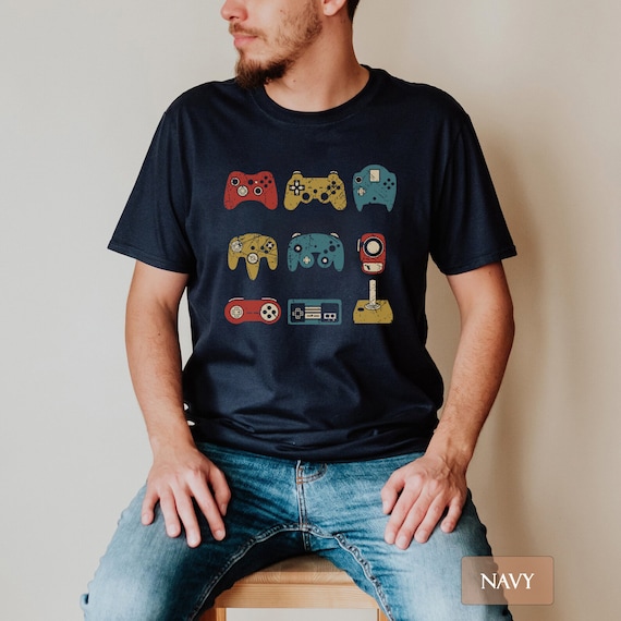 Retro Vintage Video Game Controller T-Shirt Gift For Gamer Retro Vintage Video Game Controller T-Shirt Gift For Gamer