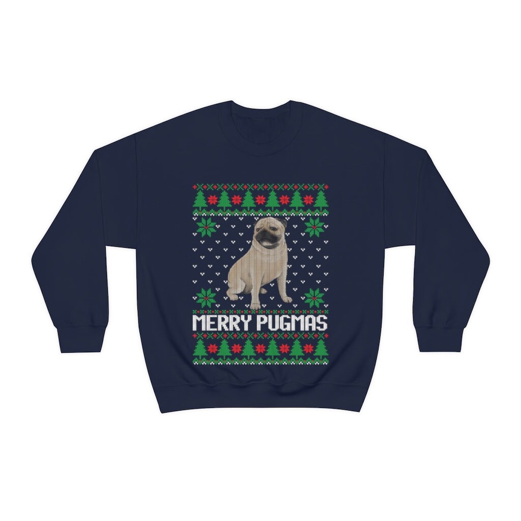 Merry clearance pugmas sweater