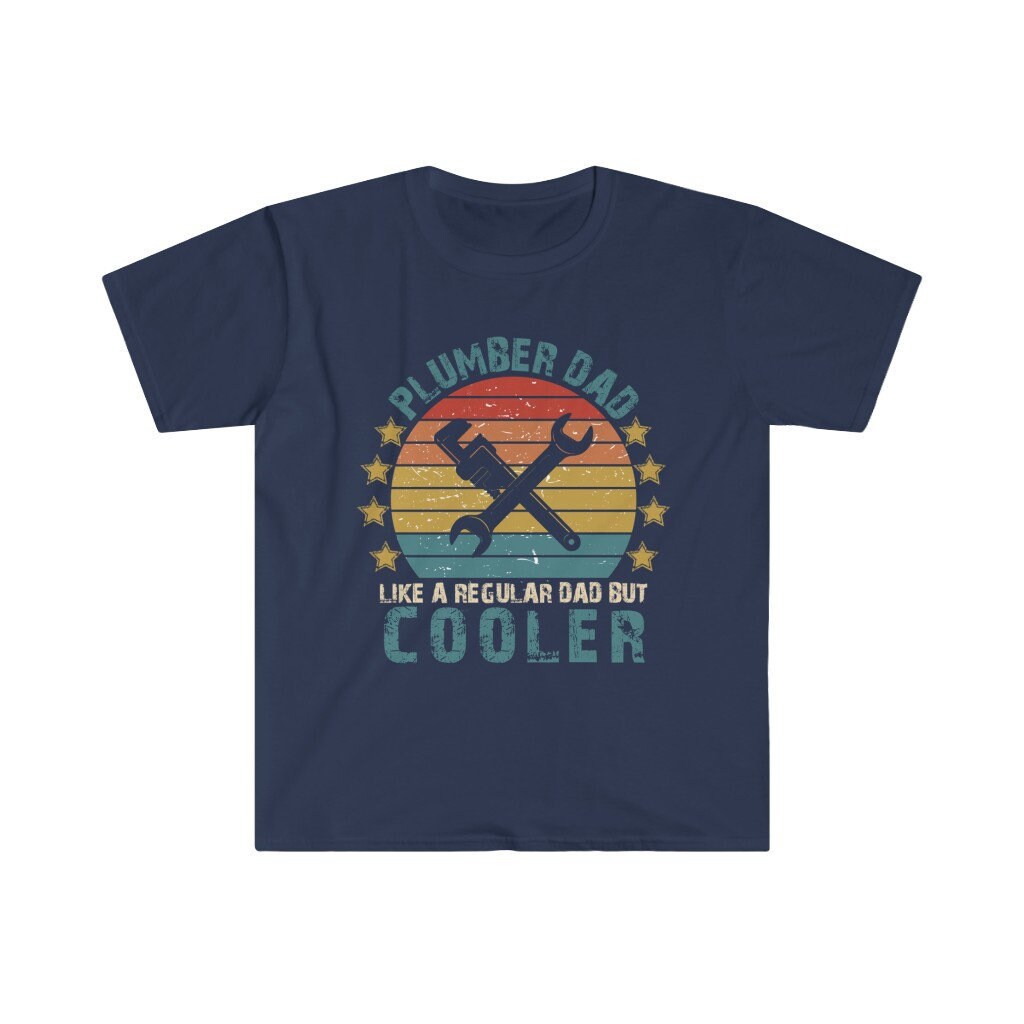 Funny Dad Plumber Shirt, Plumber Gift Tee, Plumbing Shirt, Gift for Plumber Dad, Retro Father's Day Gift Shirt, Plumber t shirt Husband Gift