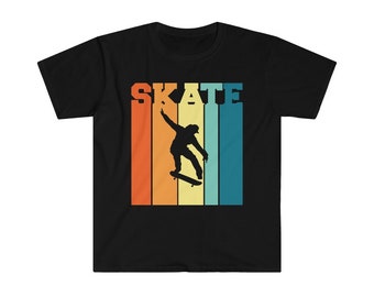 Retro SKATE Skateboarder Skateboarding Funny Skateboard Shirt, Shirt For Skaters, Funny Skater Tee, Skating Shirt, Skate Board Tee