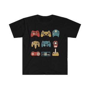 Video Gaming Controllers T-shirt, Gift for Video Games Player, Video ...