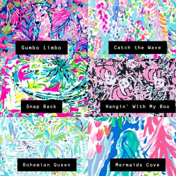 lilly pulitzer snapback print