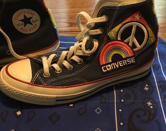 gay pride converse high tops