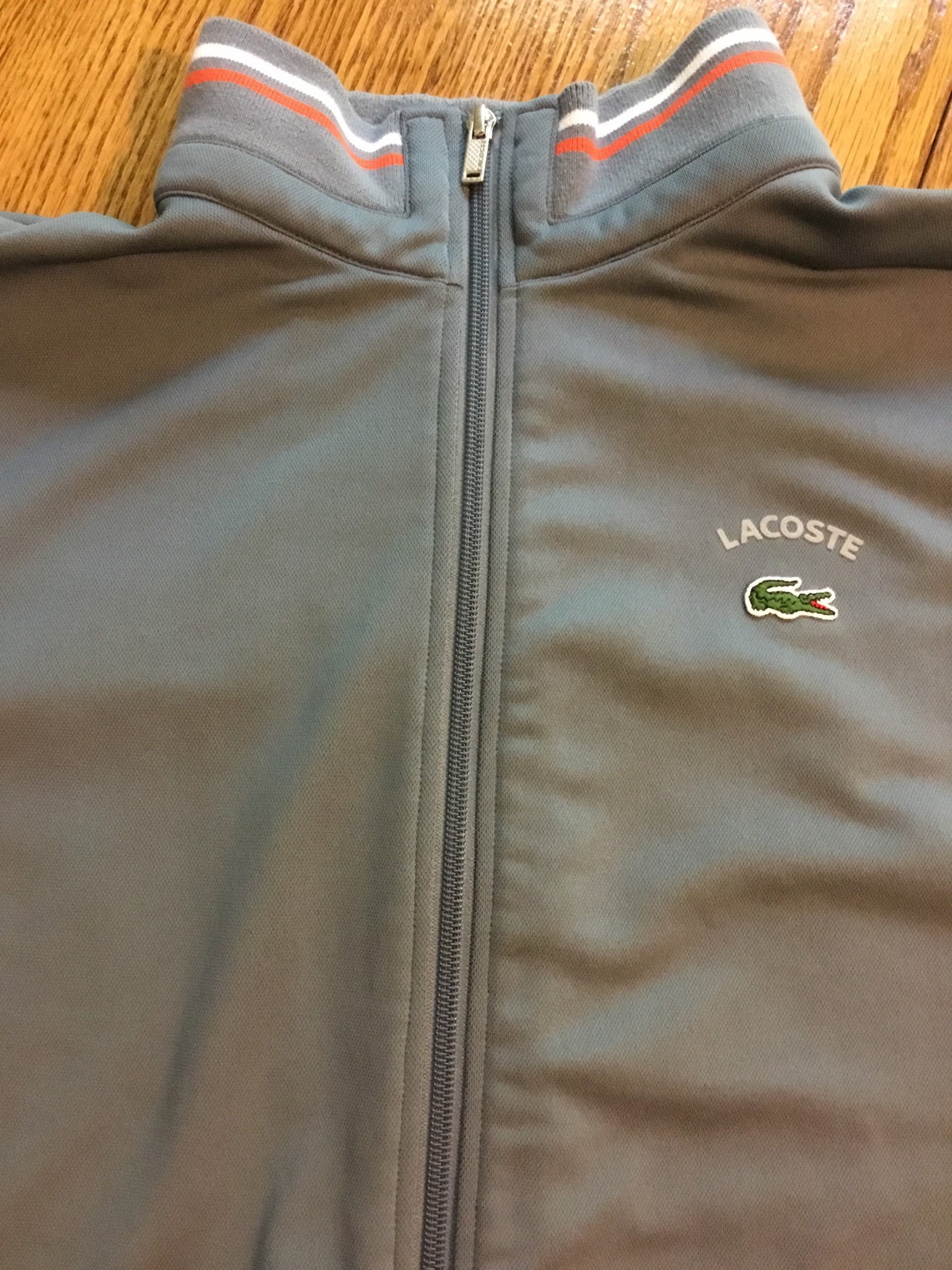 Vintage lacoste track top Clearance