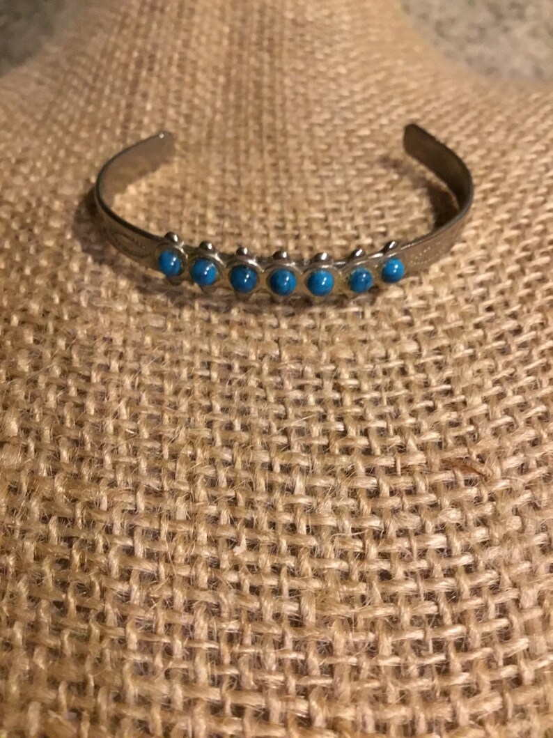 Vintage Baby Bracelet Baby Native American Cuff Bracelet Toddler Bracelet