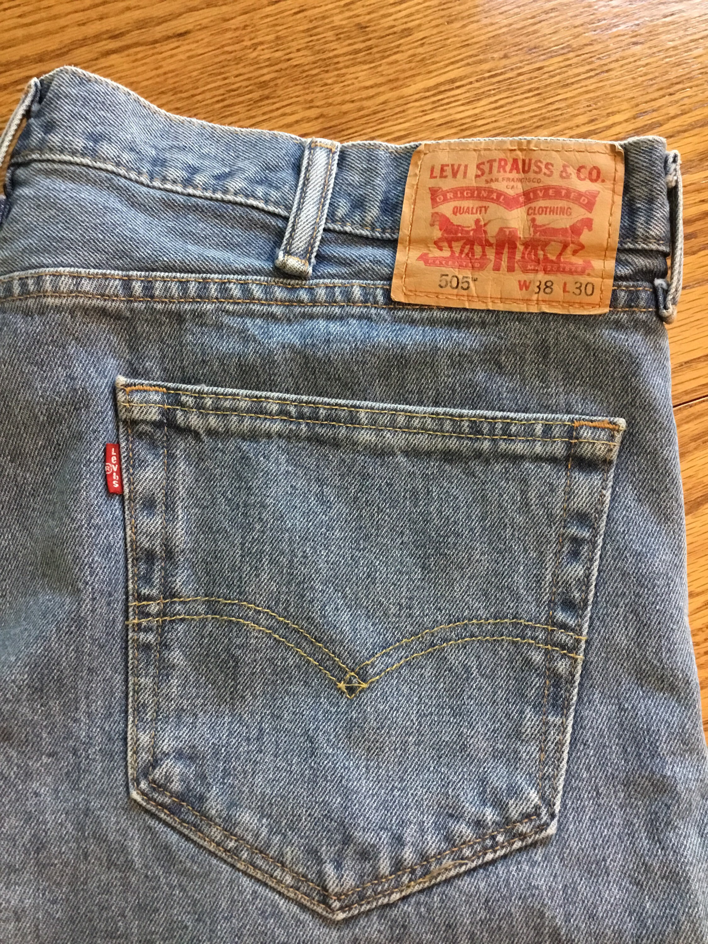 Levi Strauss & Company Jeans Levis 505 38W 30L | Etsy