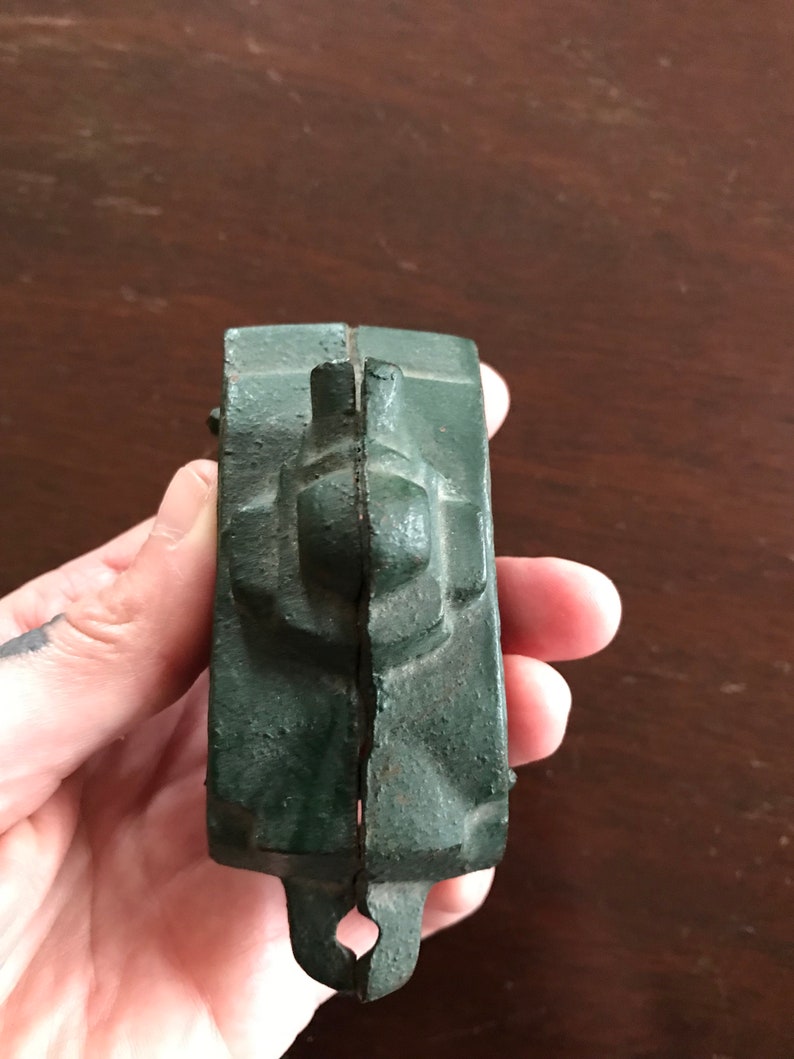 Vintage Cast Iron Toy Tank