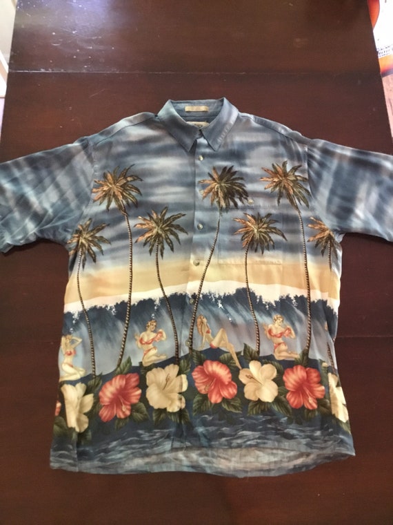 Campia Moda Hawaiian Button-Up Shirt / Hawaiian Pi