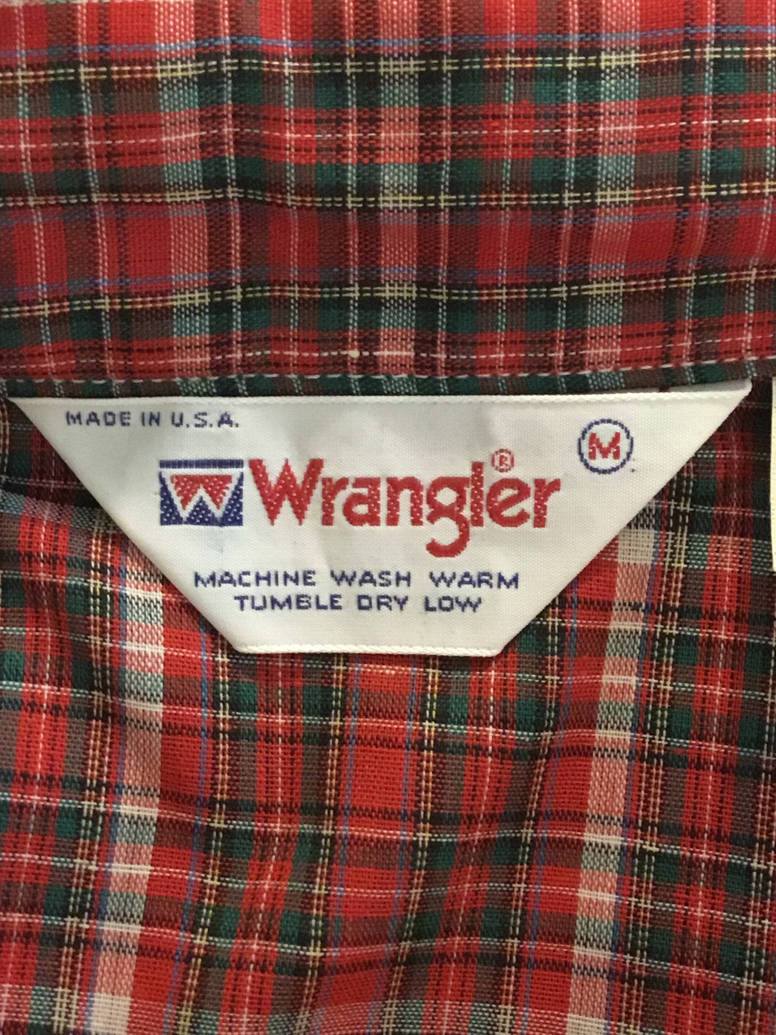 Vintage Men's New Old Stock Wrangler Snap Button Long | Etsy