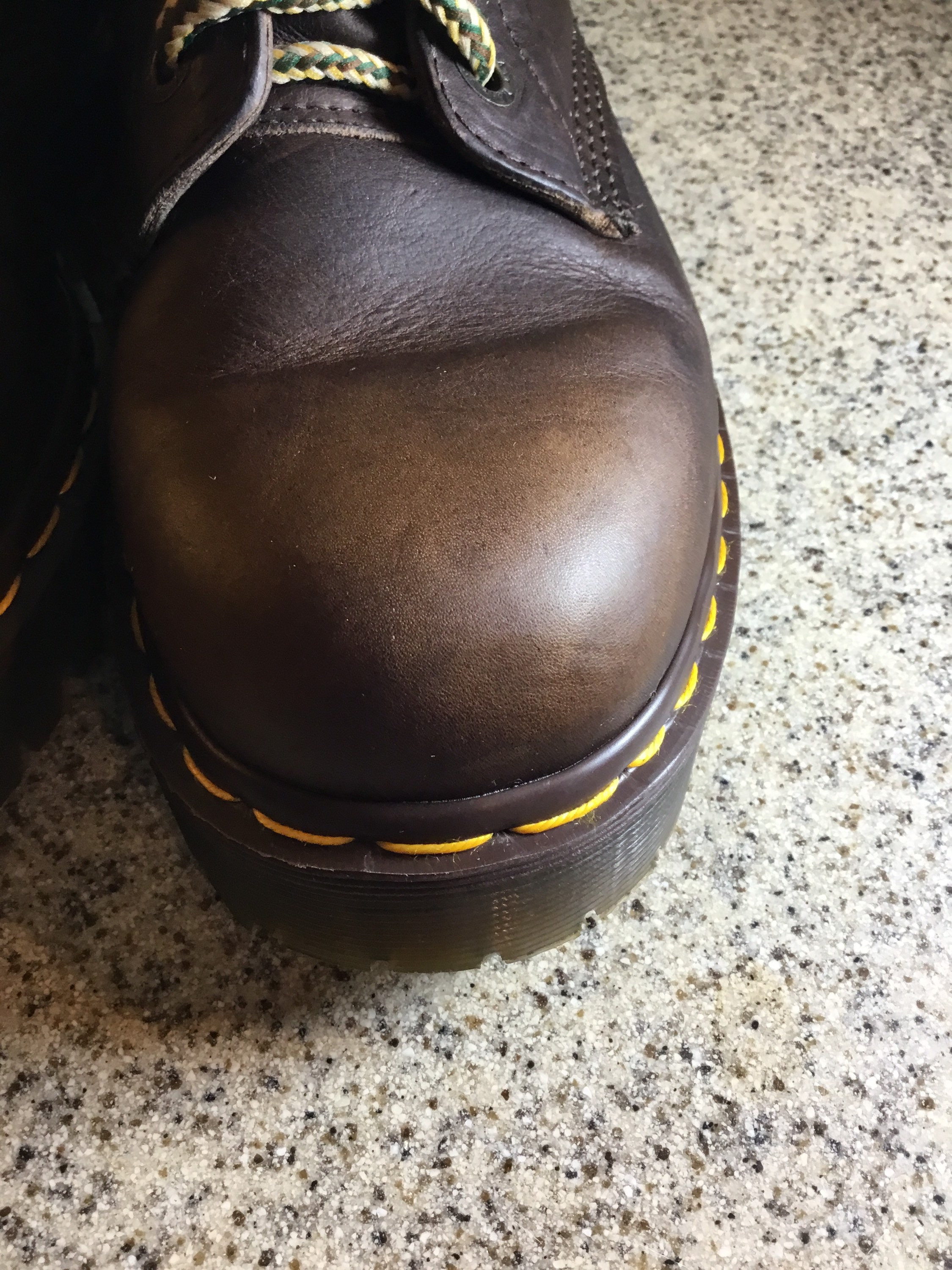 dr martens steel toe boots size 9