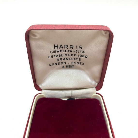 Stunning Red Antique Harris Jewellers Jewellery B… - image 5