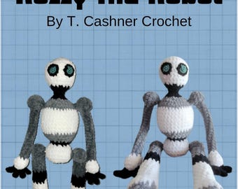 PATTERN: Rozzy The Robot Pattern - amigurumi plush Robot pattern - PDF crochet pattern