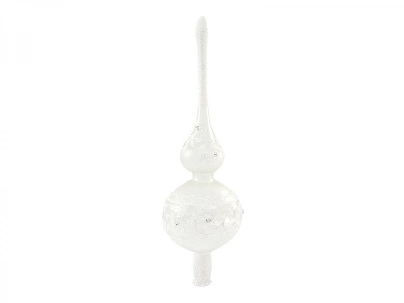 Handmade Tree TopperWhite Tree TopperHoliday Tree Etsy