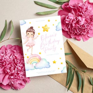 Princess Fairy Tale Birthday Invitation