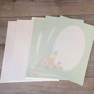 vintage Precious Moments Baby Shower - Cartes d’attente / Cartes-annonces, invitations ou remerciements Set de 11 avec enveloppes / C’est un garçon!