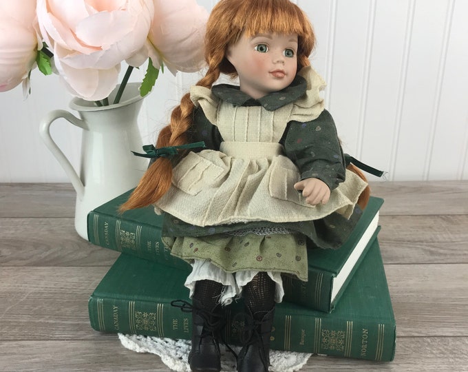 Vintage Anne of Green Gables Doll, Porcelain Doll by Avonlea Traditions