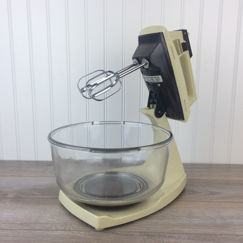 Vintage Electric Stand Mixer / Sunbeam Mixmaster / 5 speeds Etsy