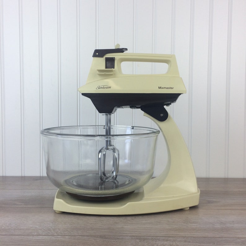 Vintage Electric Stand Mixer / Sunbeam Mixmaster / 5 speeds Etsy
