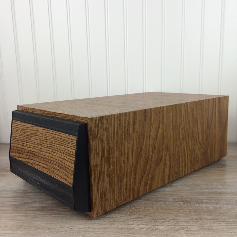 Vintage VHS Tape Storage Case 1 drawer / Wood Grain VHS Etsy