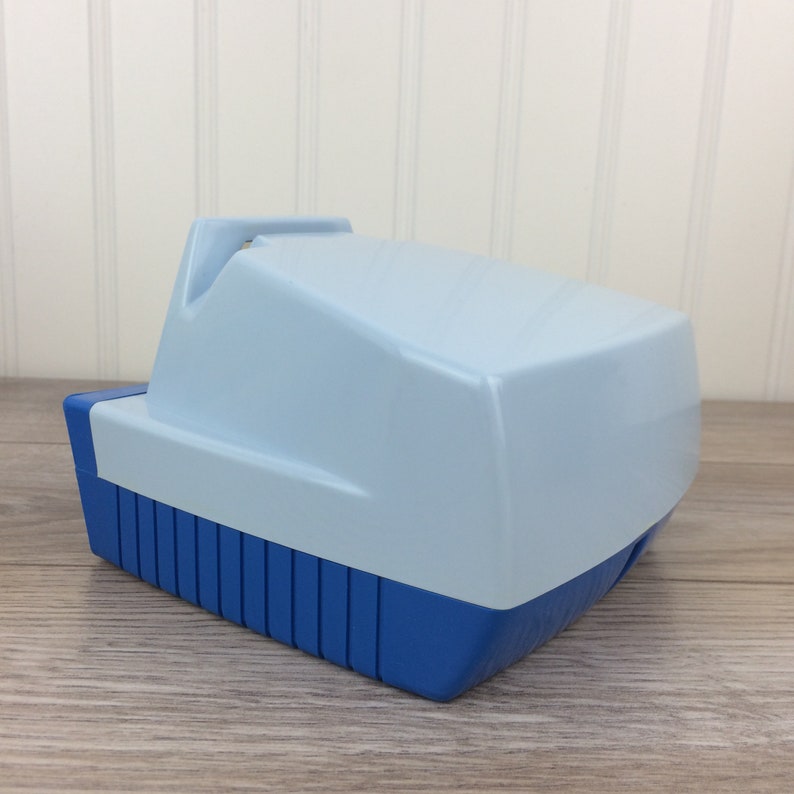 2/'/' x 2/'/' Slides Blue Souvenir Made in Australia by Hanimex Focal 3 Dimensional Color Slide Viewer Vintage Slide Viewer wBox Retro