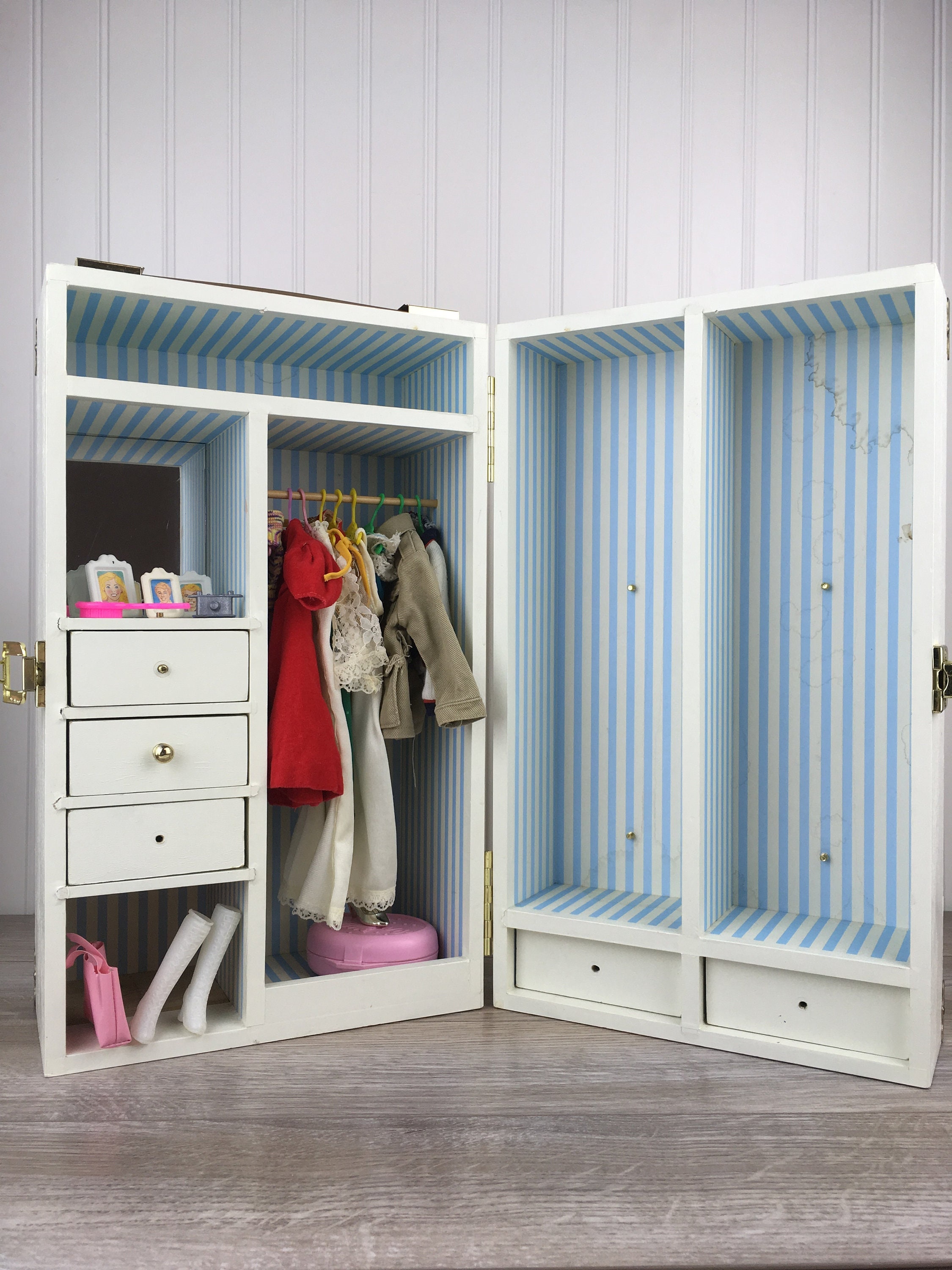 Clothes Como Hacer Un Closet Para Barbie Madera Armario Para Ropa