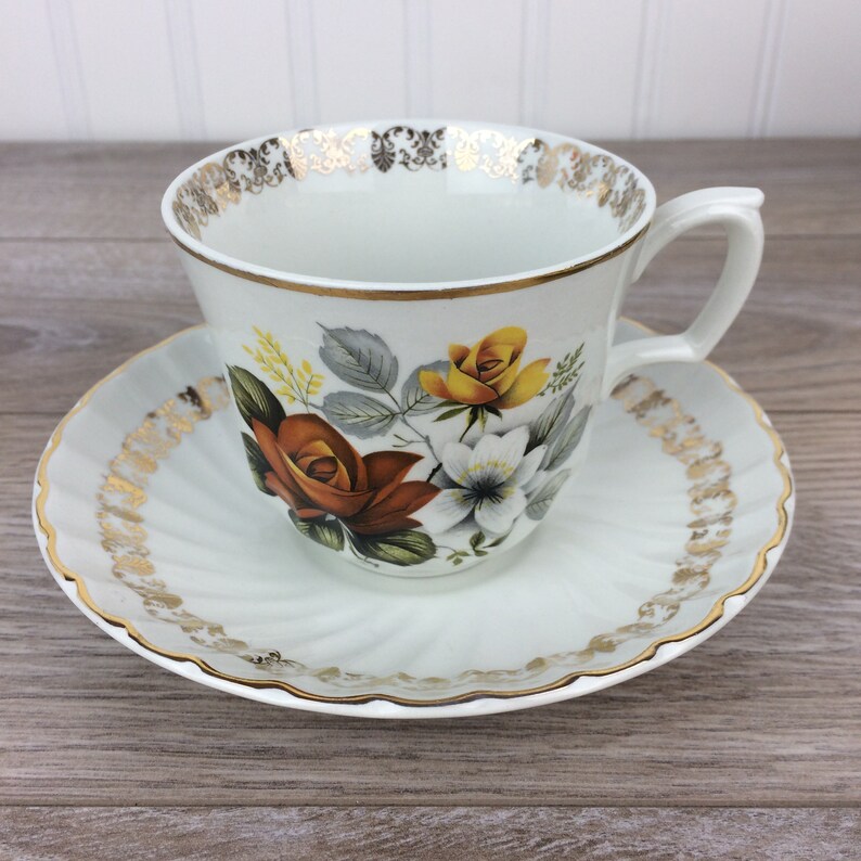 English Ironstone Tea Set 6 Tea Cups Saucers Sugar Bowl & Etsy Canada