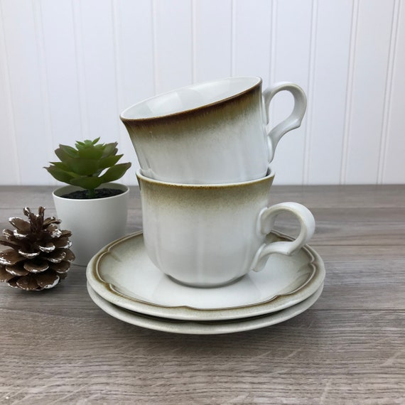 White Pottery Coffee Cups, Cappuccino Coffee Mug, Latte Coffee Cup