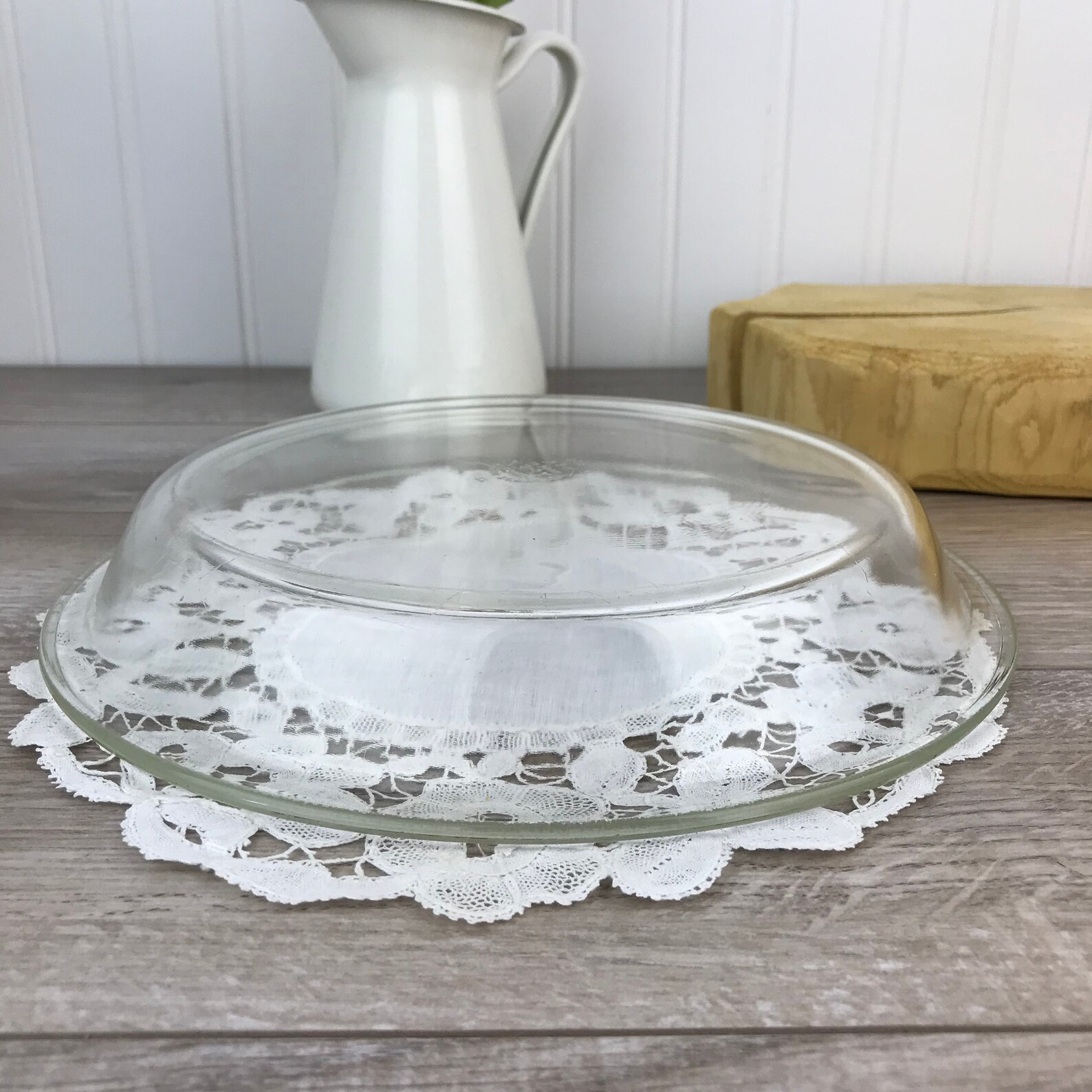 Set of 2 Vintage Pyrex Glass Pie Plates 9 inch Pie Plates Etsy