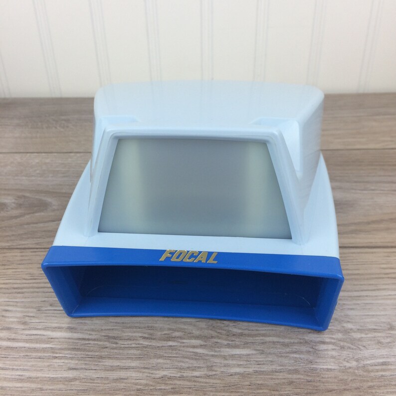2/'/' x 2/'/' Slides Blue Souvenir Made in Australia by Hanimex Focal 3 Dimensional Color Slide Viewer Vintage Slide Viewer wBox Retro