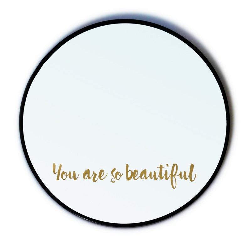 You Are so Beautiful Mirror Decal Wall Sticker Bathroom - Etsy