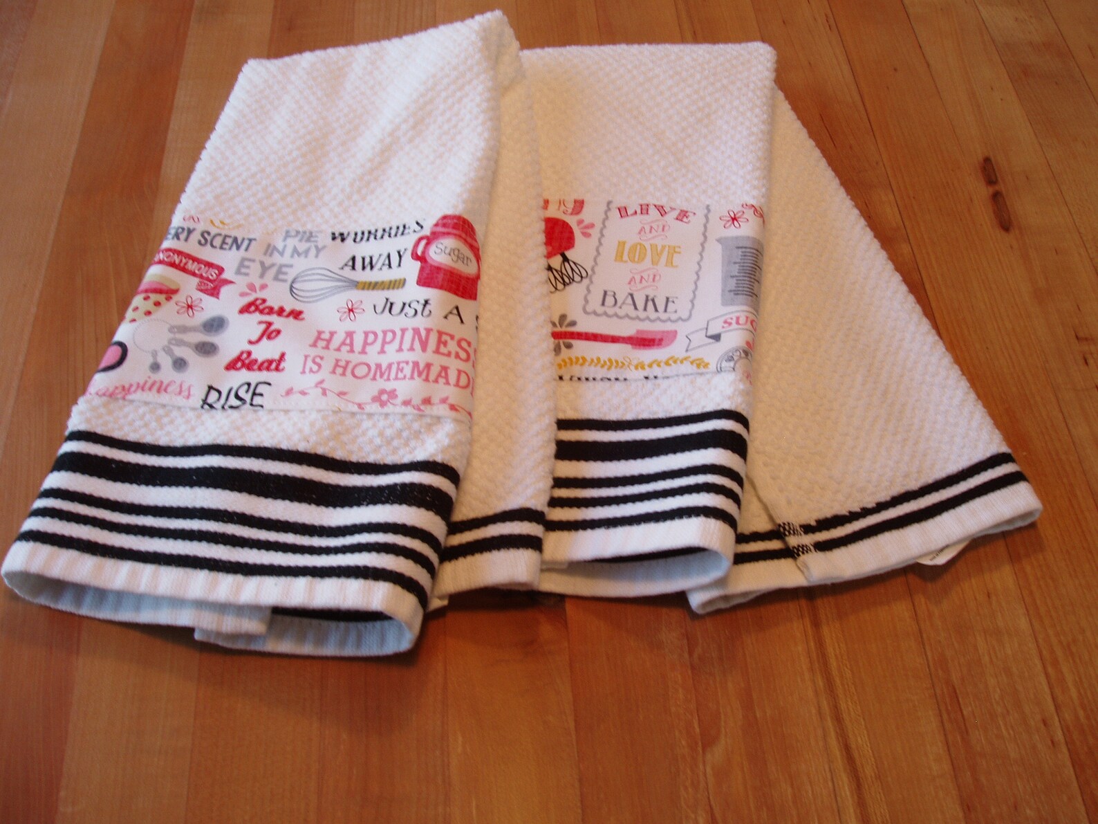 Sassy Kitchen Towels 2 Towel Set Handmade Towels Cotton Etsy