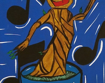Baby Groot Fan Art 8x10 print